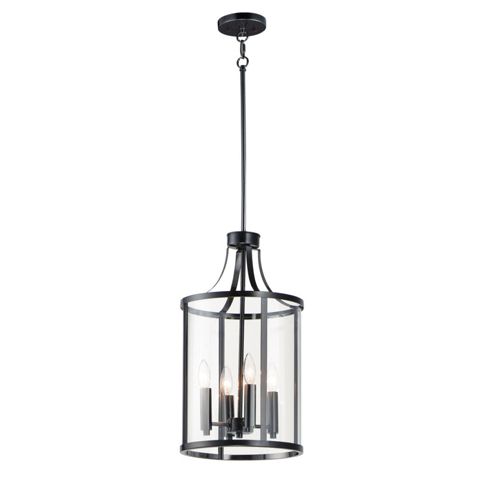 Maxim Sentinel Black 4 Light Pendant 25253CLBK