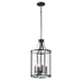 Maxim Sentinel Black 4 Light Pendant 25253CLBK