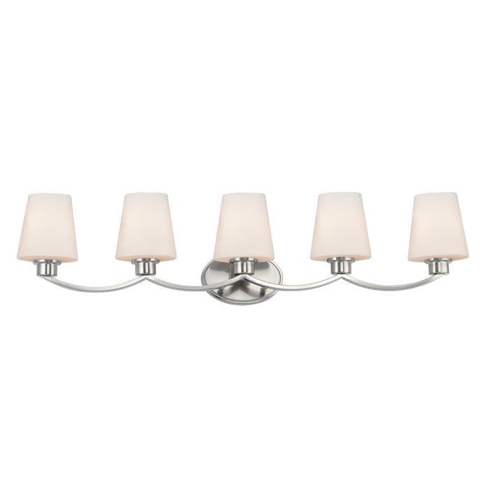Maxim Shelter Satin Nickel 5 Light Bath Vanity 11835SWSN