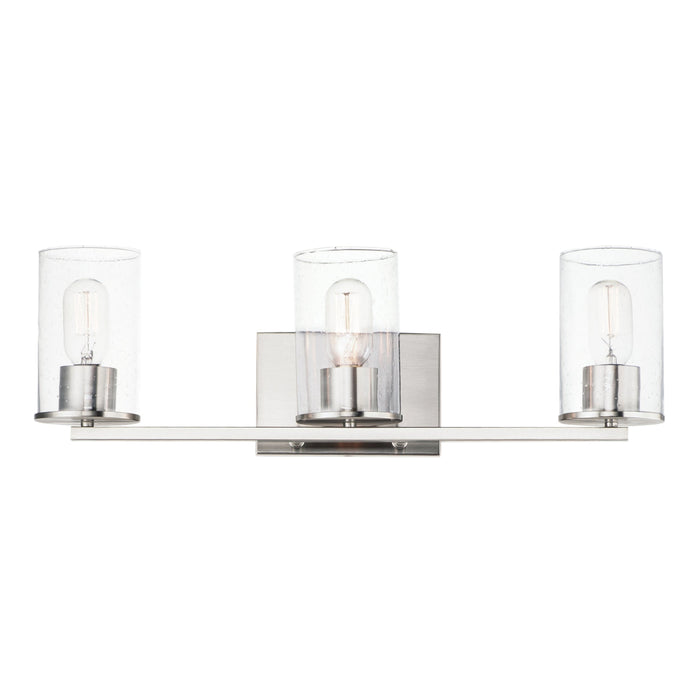 Maxim Sleek Satin Nickel 3 Light Bath Vanity 11843CDSN
