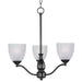 Maxim Stefan Black 3 Light Chandelier 10064FTBK