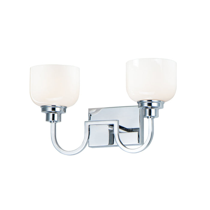 Maxim Swale Polished Chrome 2 Light Bath Vanity 26062WTPC