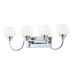Maxim Swale Polished Chrome 4 Light Bath Vanity 26064WTPC