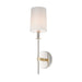 Maxim Uptown Satin Brass Polished Nickel 1 Light Wall Sconce 32391OFSBRPN