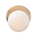 Maxim Vesper Satin Brass Black 1 Light Wall Sconce 26033SWSBRBK