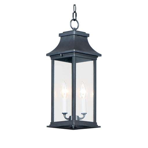 Maxim Vicksburg Black 2 Light Outdoor Hanging Lantern 30029CLBK