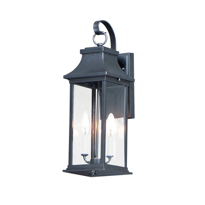 Maxim Vicksburg Black 2 Light Outdoor Wall Sconce 30023CLBK