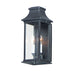 Maxim Vicksburg Black 2 Light Outdoor Wall Sconce 30025CLBK