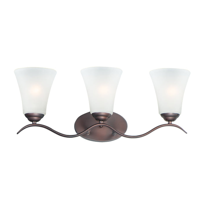 Maxim Vital Oil Rubbed Bronze 3 Light Bath Vanity 12083FTOI