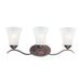 Maxim Vital Oil Rubbed Bronze 3 Light Bath Vanity 12083FTOI