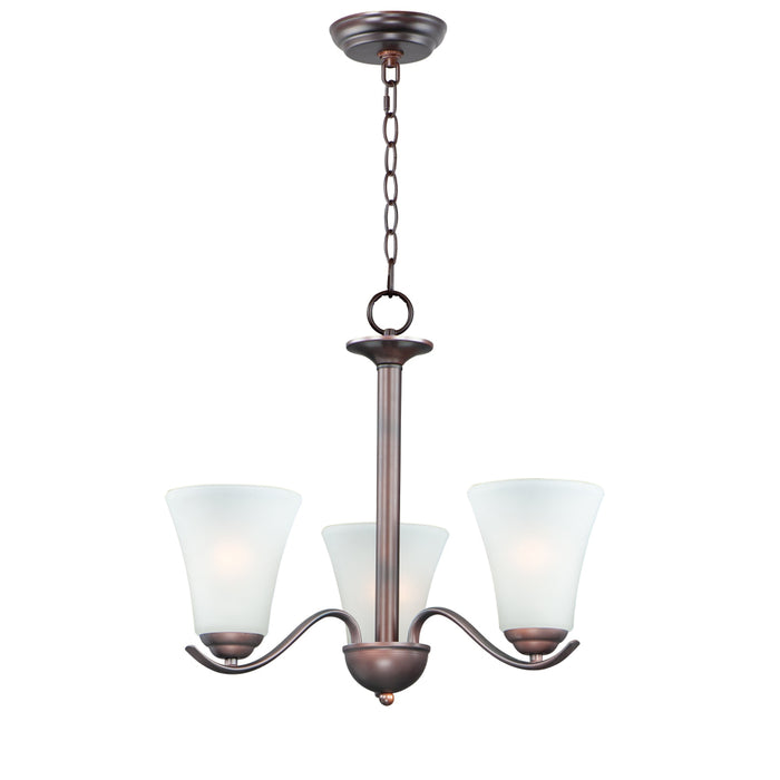 Maxim Vital Oil Rubbed Bronze 3 Light Chandelier 12073FTOI