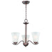 Maxim Vital Oil Rubbed Bronze 3 Light Chandelier 12073FTOI