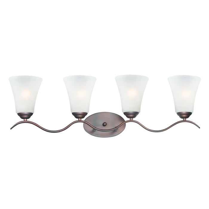 Maxim Vital Oil Rubbed Bronze 4 Light Bath Vanity 12084FTOI