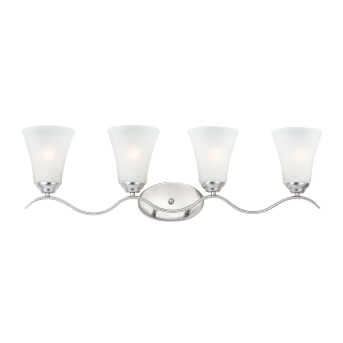 Maxim Vital Satin Nickel 4 Light Bath Vanity 12084FTSN