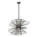 Maxim Zeta Black LED 2 Light Suspension Pendant 24176BK