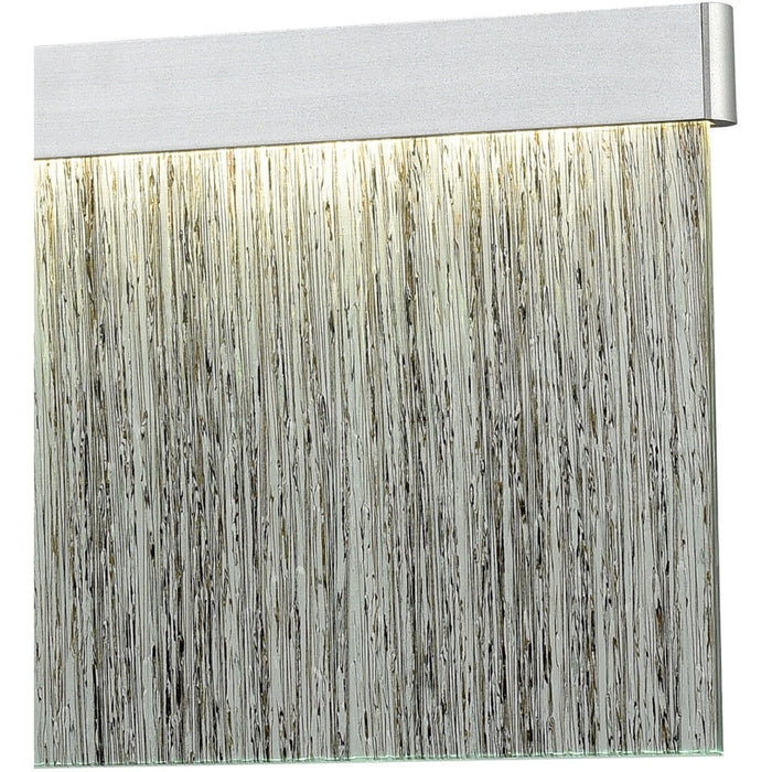 Meadowland Satin Aluminum Polished Chrome LED Island Light - Island Light
