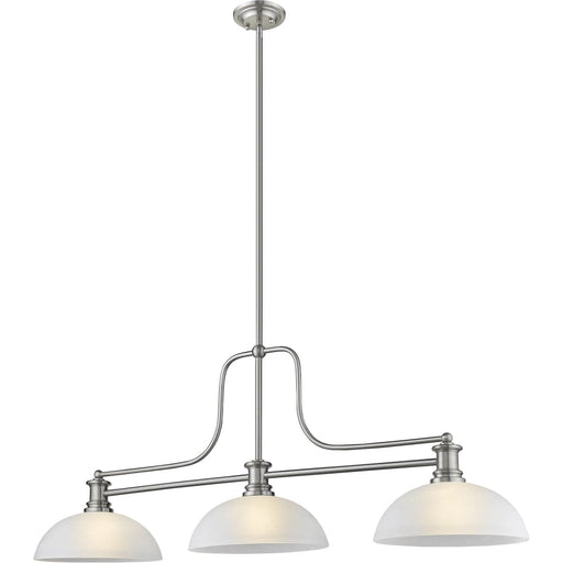 Melange Brushed Nickel Chandelier | theLightShop