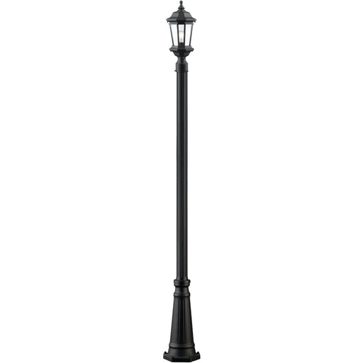 Melbourne Black Outdoor Post Mounted Fixture - Outdoor Post Mounted Fixture