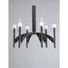 Merge Black / Wenge Chandelier - Chandeliers
