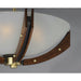 Merge Bronze / Antique Pecan Semi-Flush Mount - Semi-Flushmounts