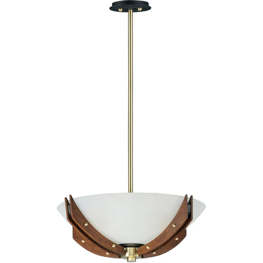 Merge Bronze / Antique Pecan Semi-Flush Mount - Semi-Flushmounts