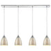 Merida Polished Chrome Pendant - Pendants