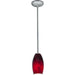 Merlot Brushed Steel LED Pendant - Pendants