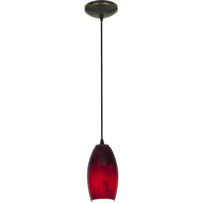 Merlot Oil Rubbed Bronze LED Pendant - Pendants