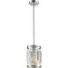 Mersesse Brushed Nickel Mini-Pendant | theLightShop