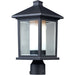 Mesa Black Outdoor Post Mount Fixture - Outdoor Post Mount Fixture