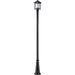 Mesa Black Outdoor Post Mounted Fixture - Outdoor Post Mounted Fixture