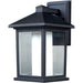 Mesa Black Outdoor Wall Sconce | theLightShop