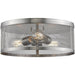 Meshsmith Brushed Nickel Flushmount | theLightShop
