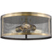 Meshsmith Natural Brass Flushmount | theLightShop