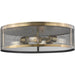 Meshsmith Natural Brass Flushmount | theLightShop