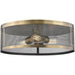 Meshsmith Natural Brass Flushmount | theLightShop