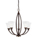 Metcalf Autumn Bronze LED Chandelier - Chandeliers