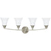 Metcalf Brushed Nickel LED Vanity Fixture - Bath & Vanity