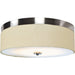 Mia Brushed Steel LED FlushMount - Flushmounts