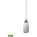 Milan Satin Nickel LED Mini Pendant - Mini-Pendants