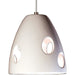 Milano White Gloss Halogen Mini Pendant - Mini-Pendants