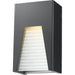 Millenial Black Silver LED Outdoor Wall Sconce | theLightShop