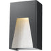 Millenial Black Silver LED Outdoor Wall Sconce | theLightShop