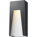 Millenial Black Silver LED Outdoor Wall Sconce | theLightShop
