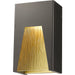 Millenial Bronze Gold LED Outdoor Wall Sconce | theLightShop