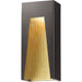 Millenial Bronze Gold LED Outdoor Wall Sconce | theLightShop