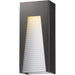 Millenial Bronze Silver LED Outdoor Wall Sconce | theLightShop