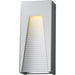 Millenial Silver LED Outdoor Wall Sconce | theLightShop