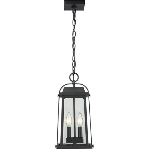 Millworks Black Outdoor Chain Mount Ceiling Fixture | theLightShop