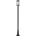 Millworks Black Outdoor Post Mounted Fixture - Outdoor Post Mounted Fixture
